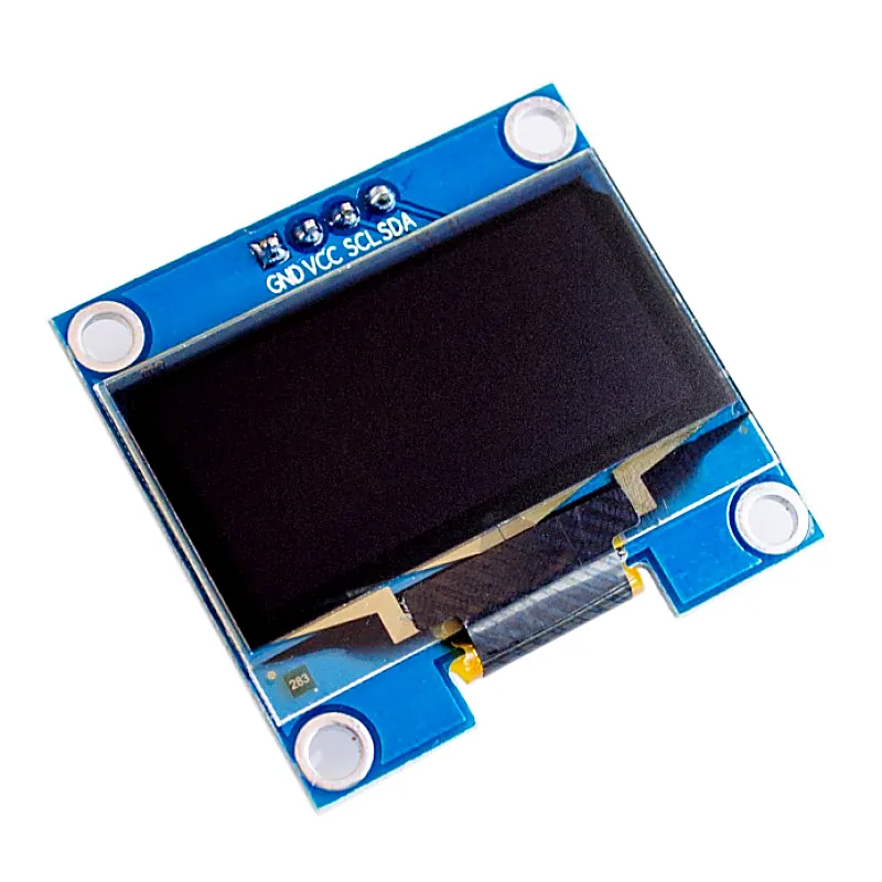 0.96 Inch I2C/IIC 128x64 OLED Display Module 4 Pin - White Color