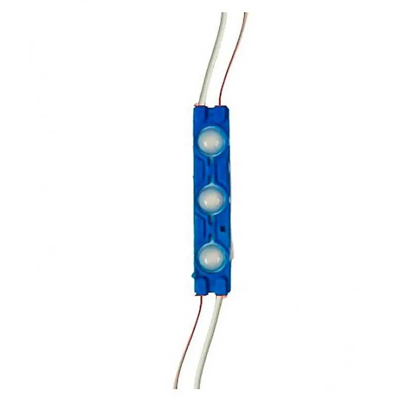 3 Blue Color 5050 SMD LED Module - Ultra Bright Waterproof SMD LED - 12V DC