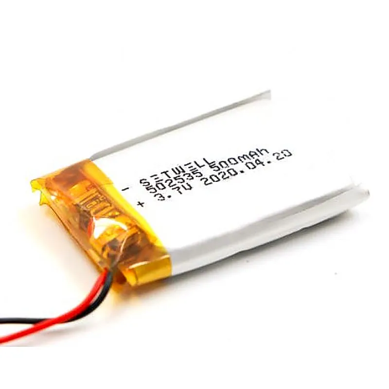 3.7V 500mAH (Lithium Polymer) Lipo Rechargeable Battery Model KP-502535