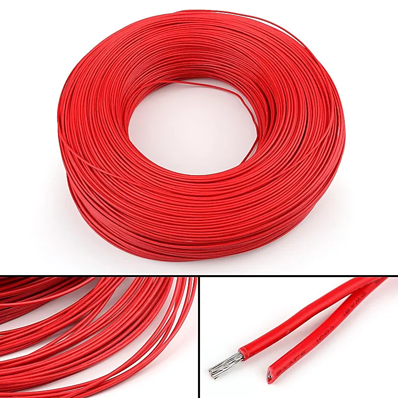 5 Meter UL1007 26AWG PVC Electronic Wire (Red)