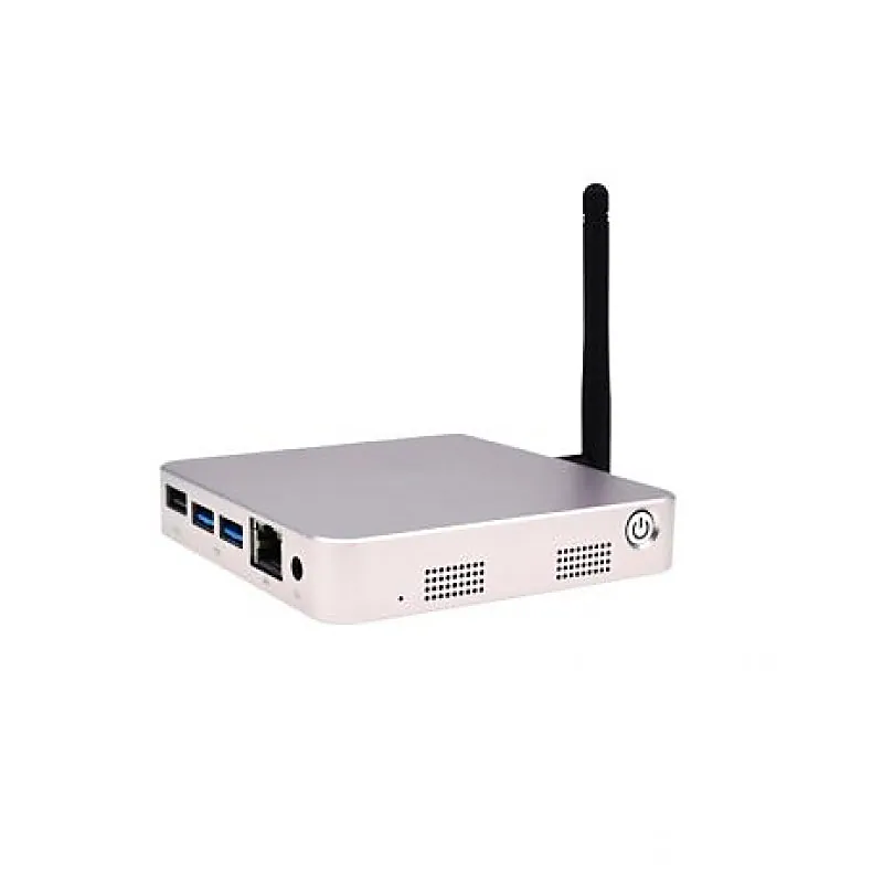 EDATEC CM4 Media Baseboard CM4104000 4GB DDR,120G SSD WiFi/Bluetooth Antenna Silver Color CNC Aluminum Case 8MP Camera