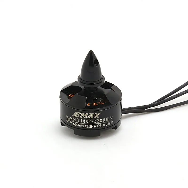 EMAX MT1806 Brushless DC Motor KV2280 (Original) Black Cap (CW)