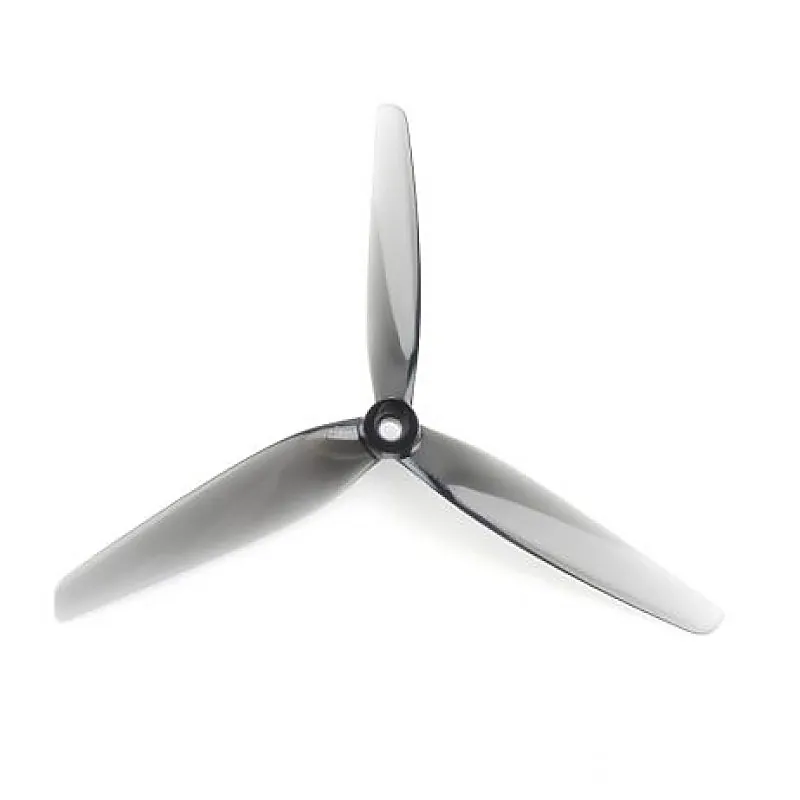 HQProp 7X3.5X3 Light Grey (2CW+2CCW)-Poly Carbonate Triblade Propeller