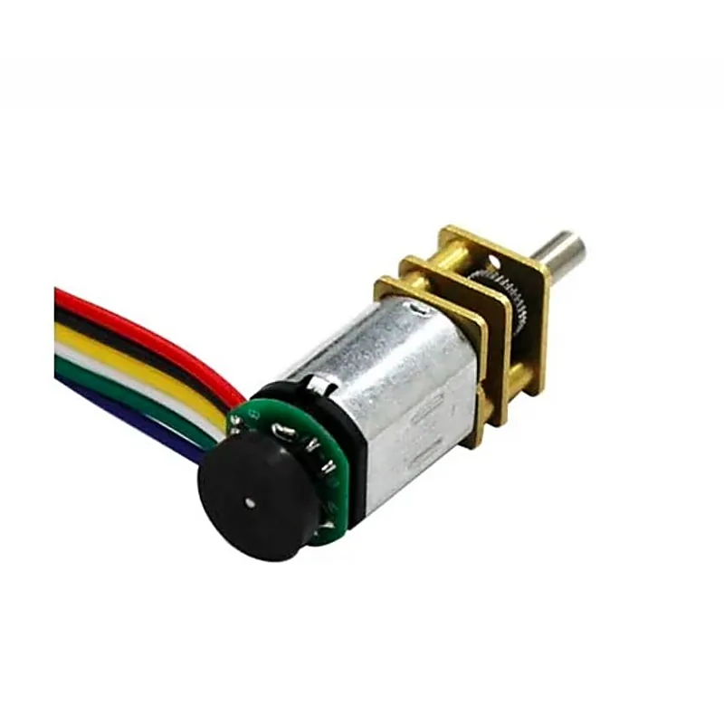N12 5V 120RPM Metal Gear Motor With Encoder