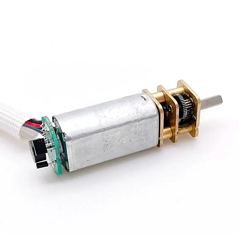 N12 5V 240RPM Metal Gear Motor With Encoder