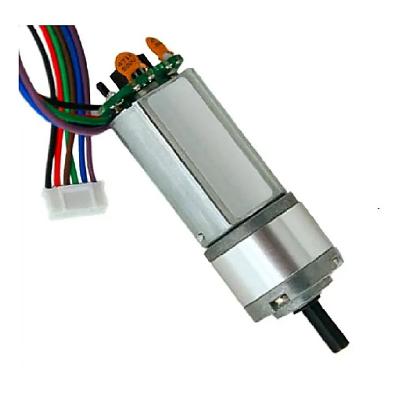 N20 12V 52RPM Metal Gear Motor With Encoder D Type