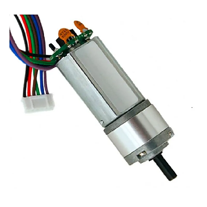 N20 24V 90RPM Metal Gear Motor With Encoder D Type