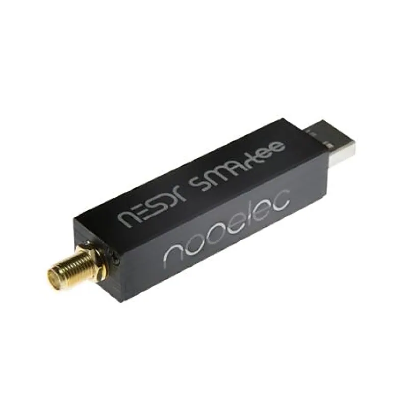 Nooelec NESDR SMArTee v2 SDR Premium RTL-SDR w/ Aluminum Enclosure, Bias Tee, 0.5PPM TCXO, SMA Input. RTL2832U & R820T2-Based