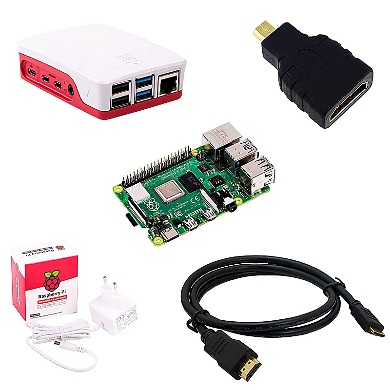 Raspberry Pi 4 Model B with 1GB Ram Starter Kit