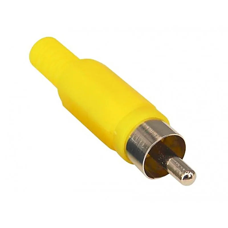 RCA Plug - Male - Yellow Color