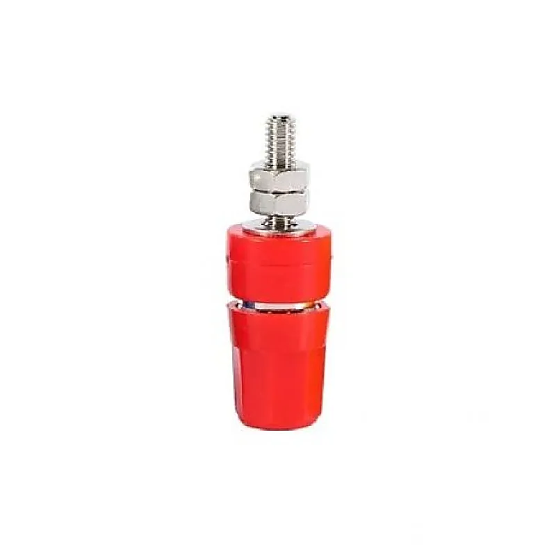 Red M4*36 Pure Copper Terminal 4mm Banana Jack Socket 20A