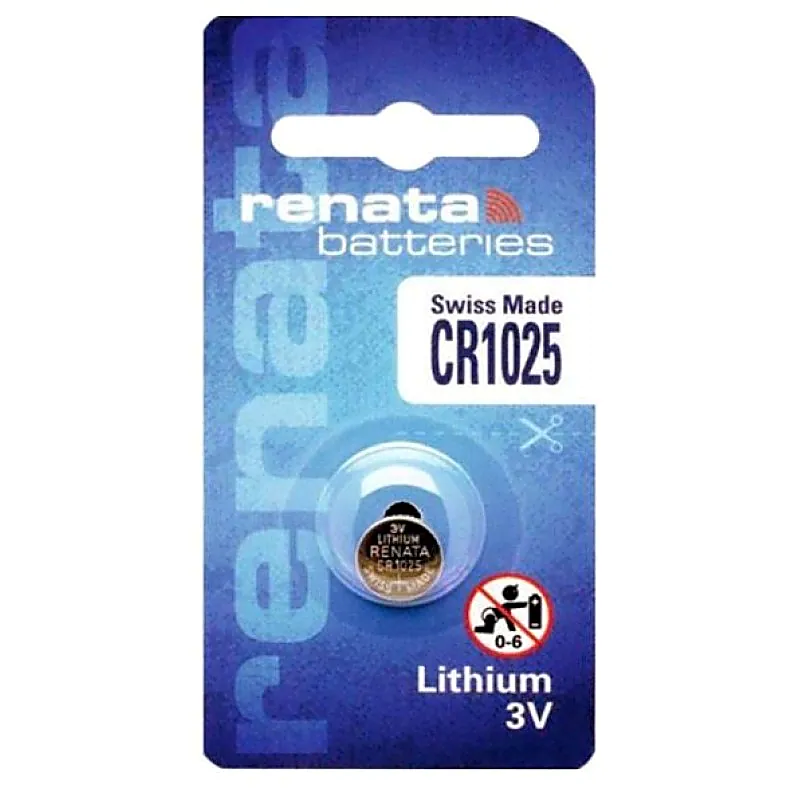 Renata CR1025 (Original) 3V 30mAh Lithium Coin Cell Battery