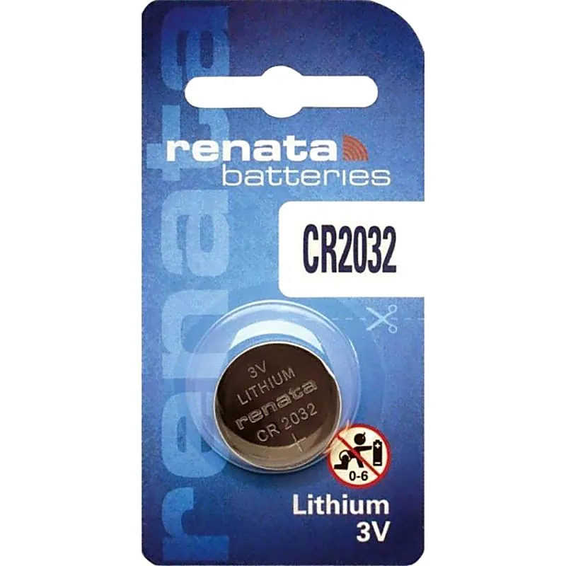 Renata CR2032 (Original) 3V 225mAh Lithium Coin Cell Battery