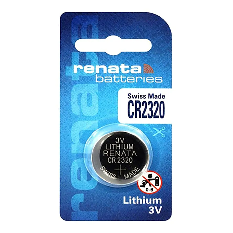 Renata CR2320 (Original) 3V 150mAh Lithium Coin Cell Battery