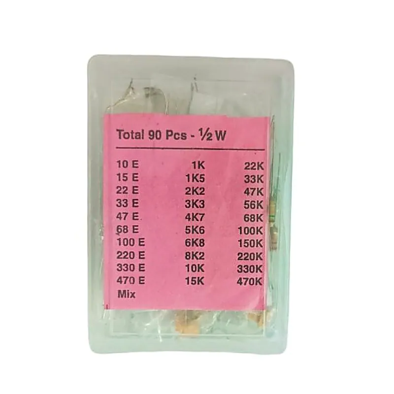 Resistance Box - Mix Resistor Pack - 1/2 Watt