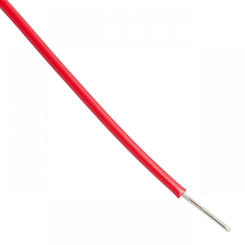 Single Strand Hookup Wire - 22AWG (Gauge) - Red - 5 metre
