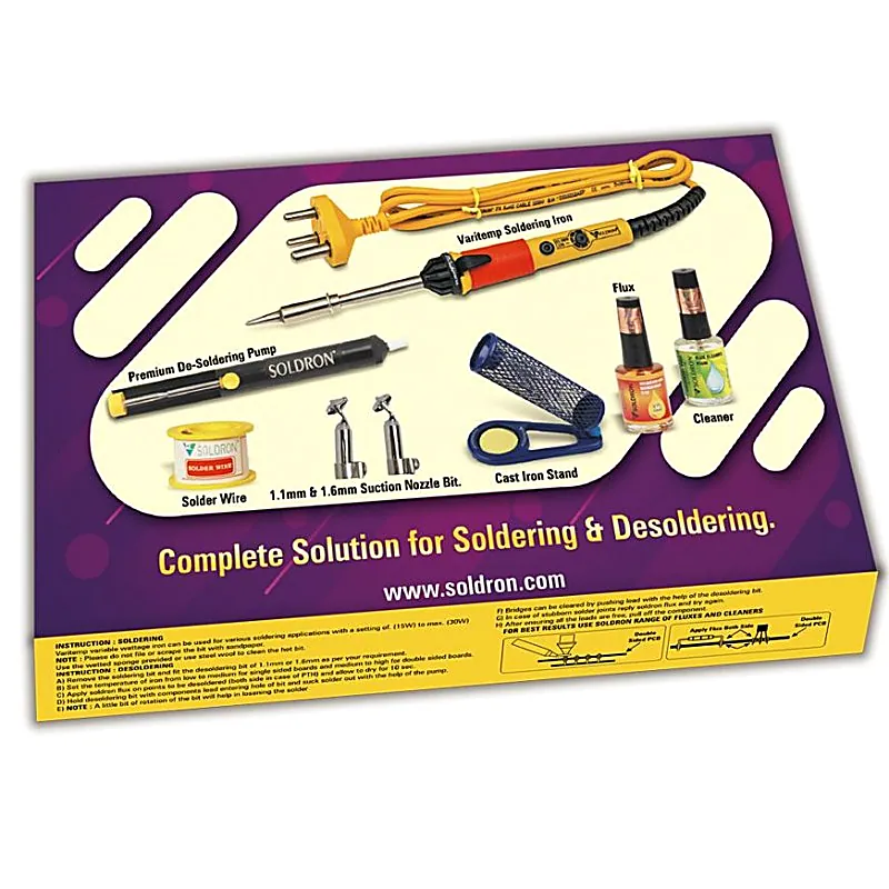 Soldron Soldering And Desoldering Kit