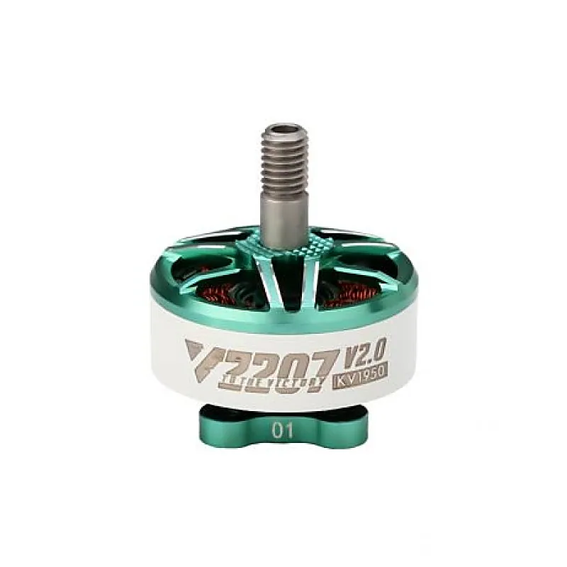T Motor Velox V2207 V2 KV1950 (White + Cyan)