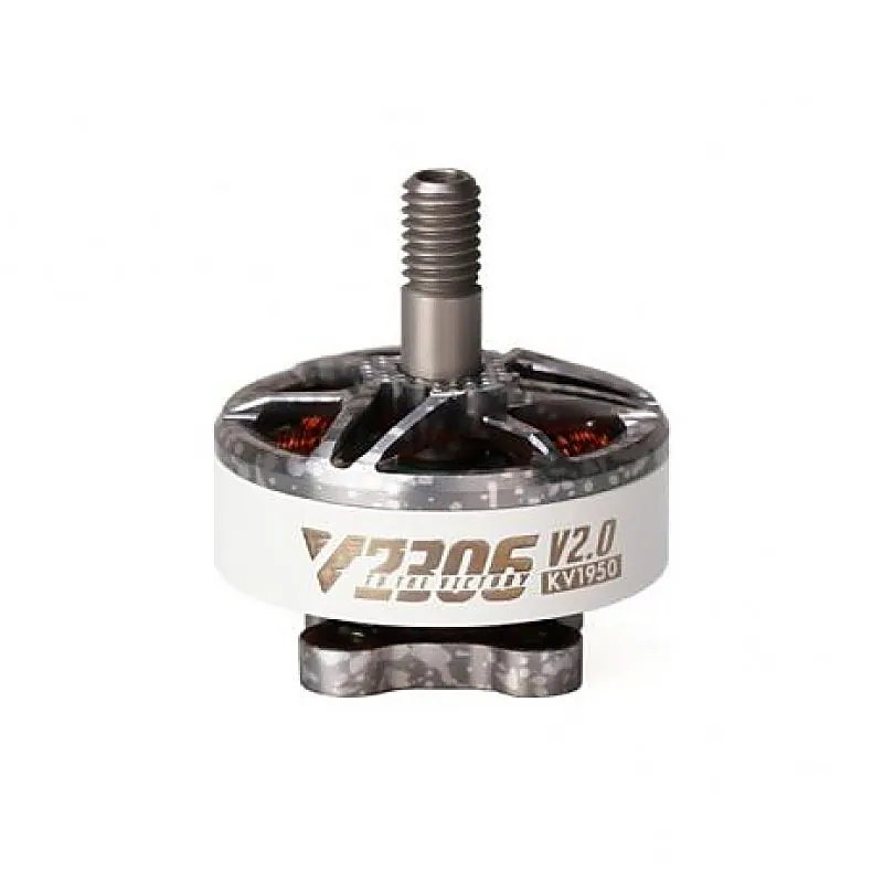 T Motor Velox V2306 V2.0 5Freestyle Fpv Racing Drone Motor 4-6S Camo Silver 1950 KV