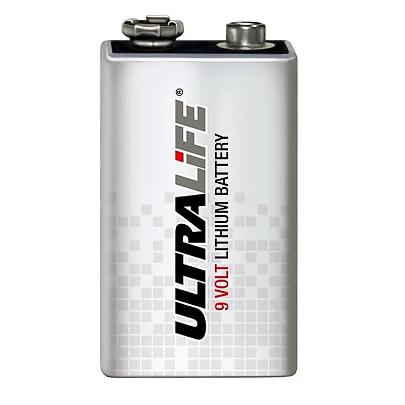 ULTRALIFE 9V Long-Life Non-Rechargeable Lithium Battery