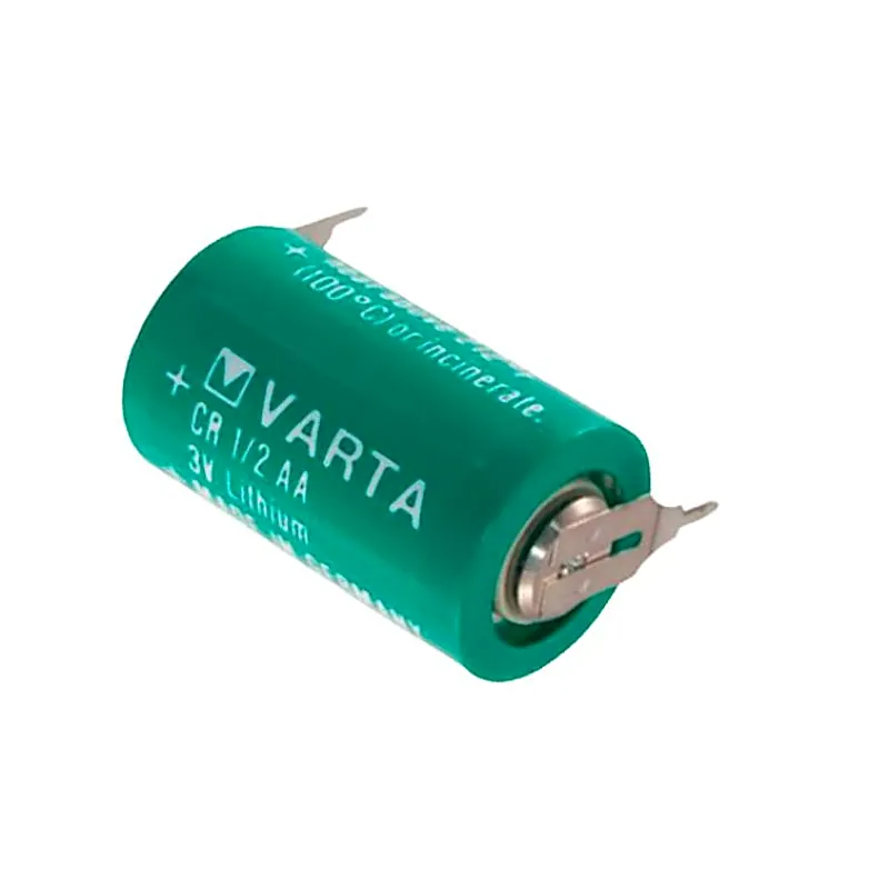 VARTA CR 1/2AA 3V 950mAh Lithium Battery with Soldering Lugs