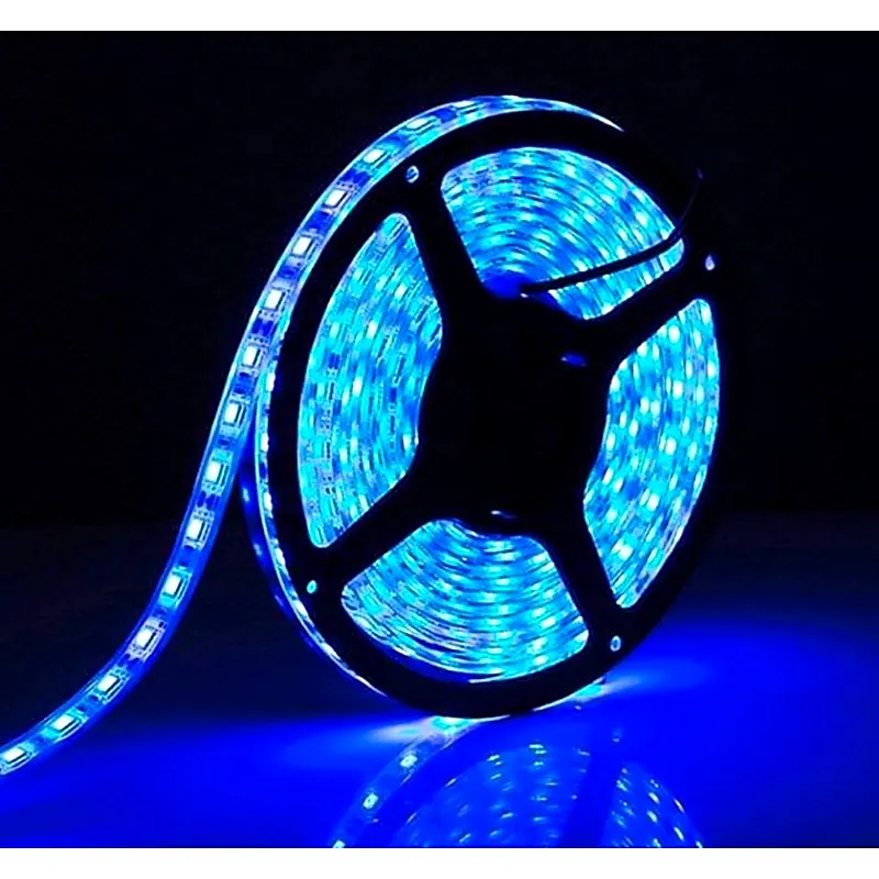 Waterproof IP-65 5050 Blue SMD LED Strip - 5 Meter