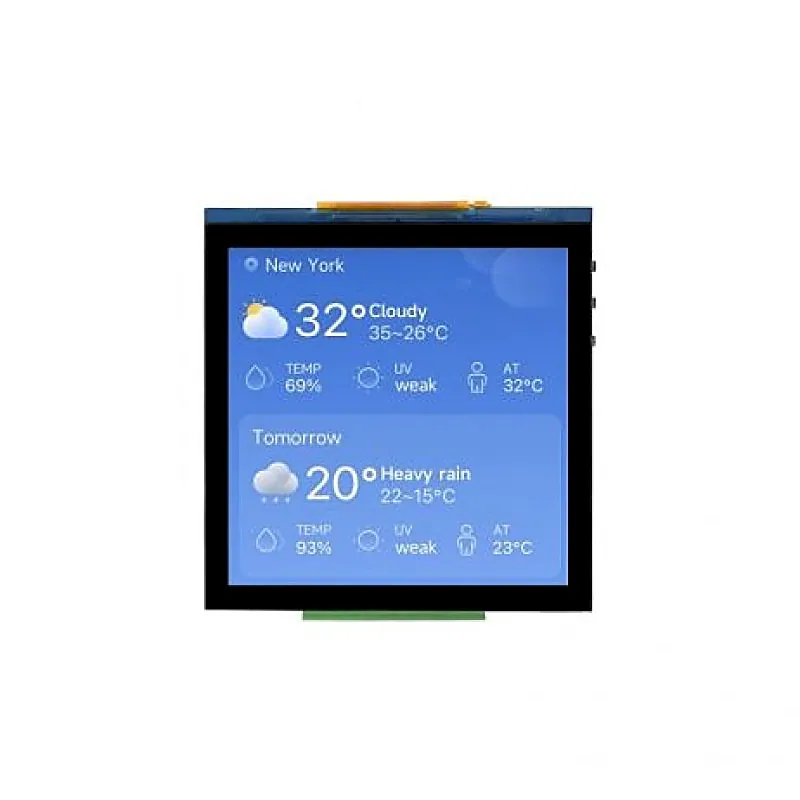 Waveshare ESP32-S3 4inch Display Development Board, 480480, 32-Bit LX7 Dual-Core Processor, Up To 240MHz Frequency, Supports WiFi & Bluetooth, With Onboard Antenna, ESP32 With Display
